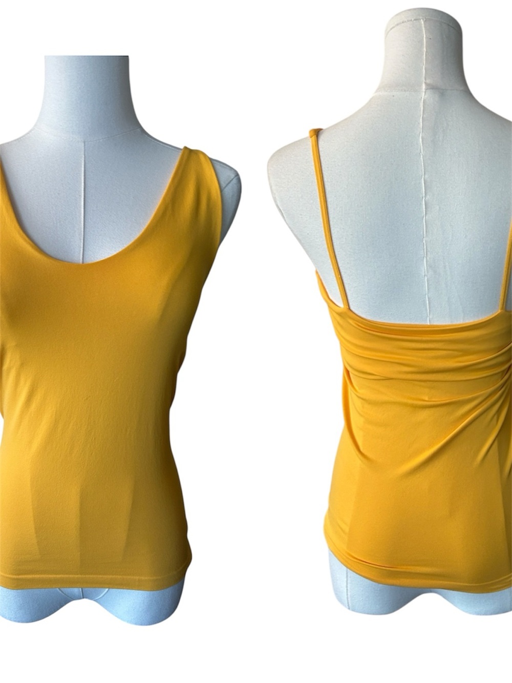 FREE PEOPLE x movement Sleeveless Scoop Neck Tank Top Yellow size medium/large